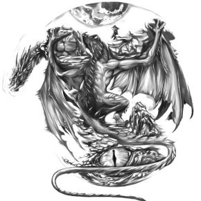 Wzór tatuażu Dragon